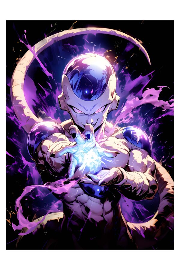 Frieza Purple Power - Paveikslas ant aliuminio