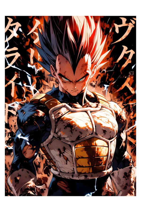 Vegeta Super Saiyan - Paveikslas ant aliuminio