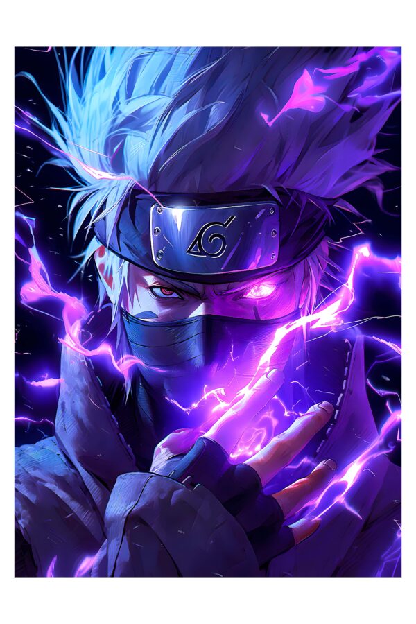 Lightning Kakashi Hatake - Paveikslas ant aliuminio