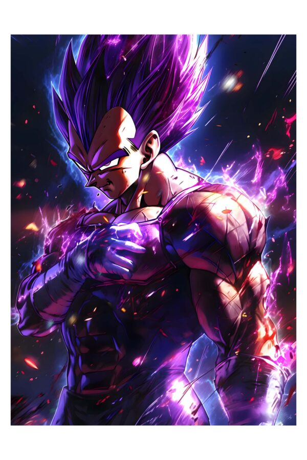 Ultra Ego Vegeta Purple - Paveikslas ant aliuminio