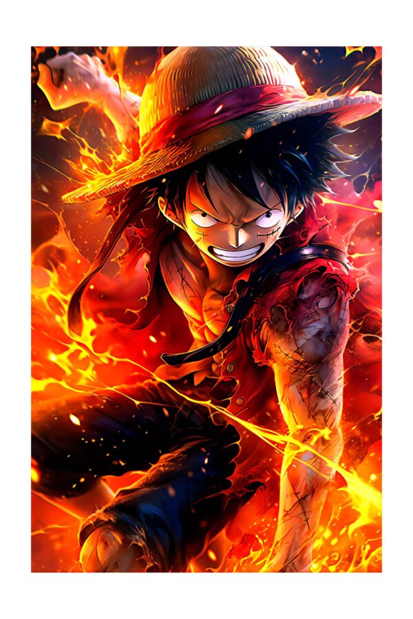 Luffy the Pirate King - Paveikslas ant aliuminio