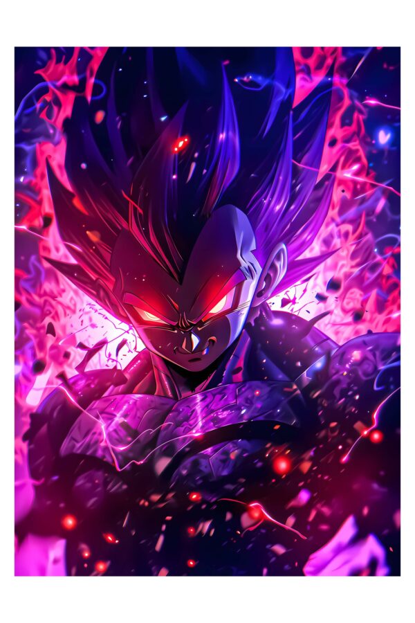 Almighty Prince Vegeta - Paveikslas ant aliuminio