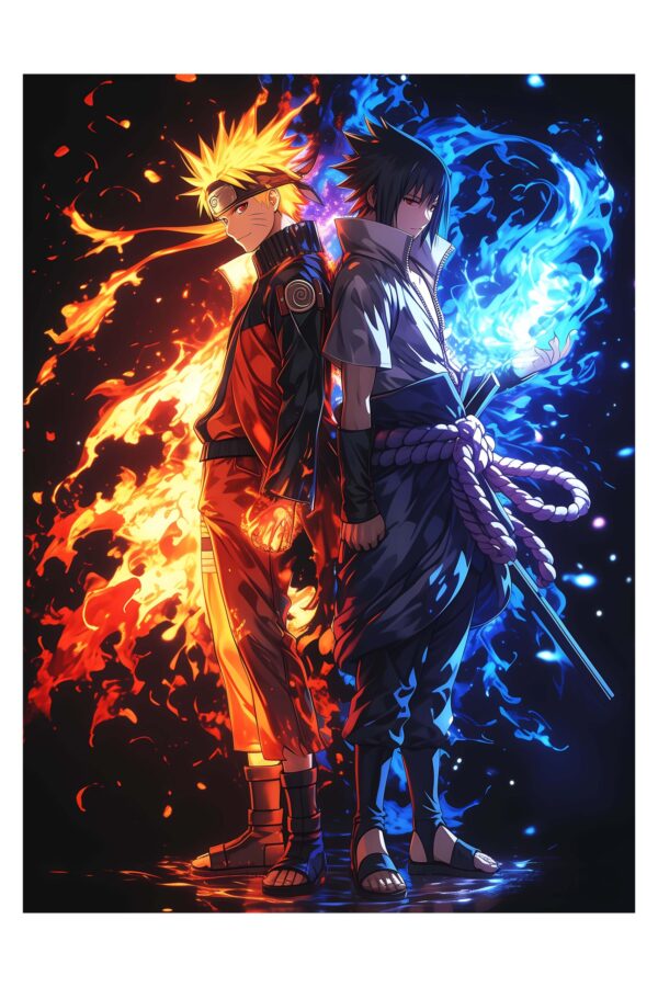 Naruto x Sasuke - Paveikslas ant aliuminio