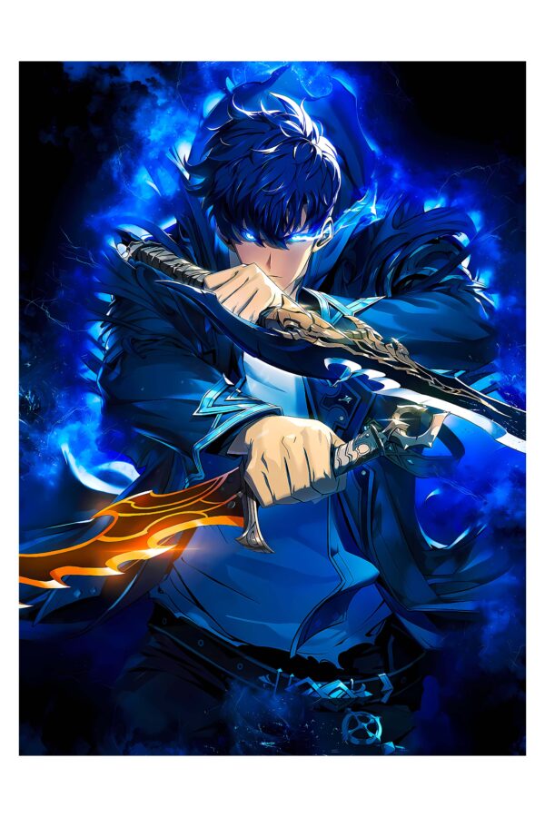 Solo Leveling Sung Jinwoo - Paveikslas ant aliuminio