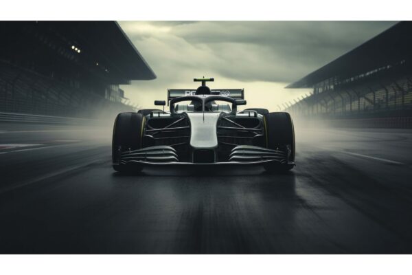 Formulė Vienas lietuje - Paveikslas ant aliuminio