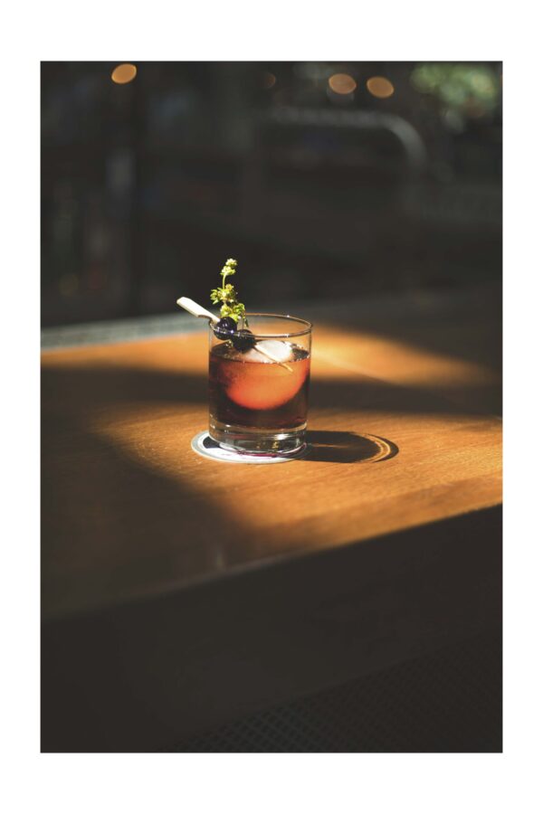 Old fashioned kokteilis - Paveikslas ant aliuminio